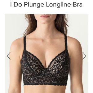 Black lace supportive bra-Primadonna Twist